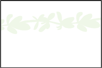 Flora Letterpress Placecard Flat Design Small