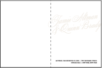 Florian Script Letterpress Program Design Small