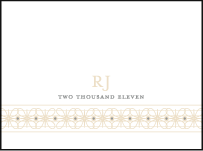 Florosa Letterpress Placecard Flat Design Small