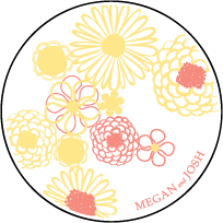 Floweret Letterpress Coaster Design Small