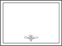 Gracelyn Vintage Letterpress Placecard Flat Design Small