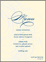Guild Letterpress Menu Design Small