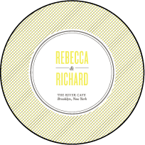 Harper Letterpress Coaster Design Small