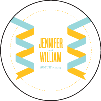 Herald Letterpress Coaster Design Small