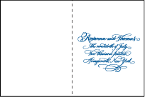 Honoured Guest Letterpress Program Design Small