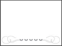 Hummingbirds Letterpress Placecard Flat Design Small