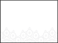Istanbul Lace Letterpress Favor Card Design Small