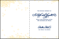 Janelle Elegance Letterpress Program Design Small