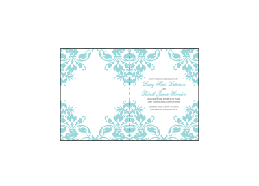 Jolie Letterpress Program Design Small