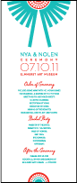 Joy Letterpress Program Tea Design Small