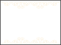 La Salle Letterpress Favor Card Design Small