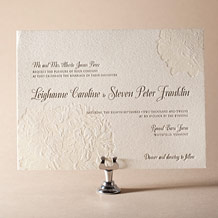 'Leigha Spring Letterpress Invitation Design Small'