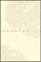 Leigha Spring Letterpress Placecard Fold Design Small