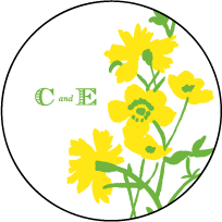 Lenox Botanical Letterpress Coaster Design Small