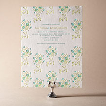 Linnea Letterpress Invitation Design Small