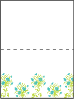 Linnea Letterpress Placecard Fold Design Small