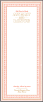 Maja Letterpress Program Tea Design Small