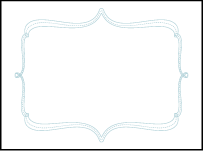 Marie Letterpress Placecard Flat Design Small