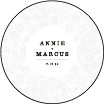 Meadow Letterpress Coaster Design Small