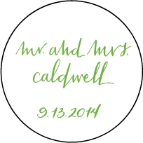 Mitty Calligraphy Letterpress Coaster Design Small