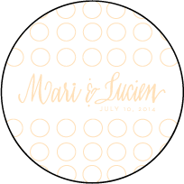 Moda Contemporary Letterpress Coaster Design Small
