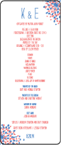 Modern Fete Letterpress Program Tea Design Small
