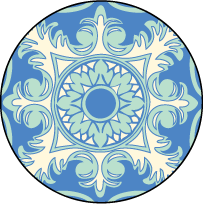 Modern World Letterpress Coaster Design Small