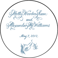 Molly Letterpress Coaster Design Small