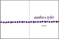 Nola Dots Letterpress Program Design Small
