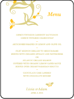 Nouvina Letterpress Menu Design Small