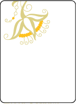 Nouvina Letterpress Thank You Card Flat Design Small