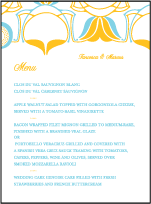 Onalisse Letterpress Menu Design Small