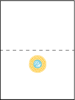 Onalisse Letterpress Placecard Fold Design Small