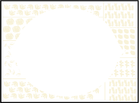 Organic Letterpress Favor Card Design Small