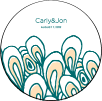 Panache Letterpress Coaster Design Small
