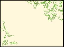 Pastoral Letterpress Favor Card Design Small