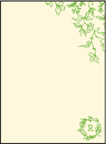 Pastoral Letterpress Thank You Card Flat Design Small