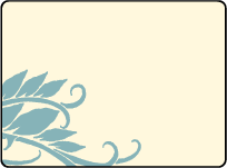 Pochoir Letterpress Placecard Flat Design Small