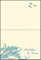 Pochoir Letterpress Thank You Card Flat Design Small