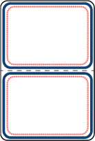 Popular Country Letterpress Placecard Fold Design Small
