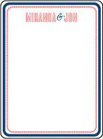 Popular Country Letterpress Thank You Card Flat Design Small