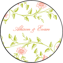 Printemps Letterpress Coaster Design Small