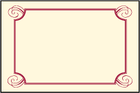 Promenade Letterpress Placecard Flat Design Small