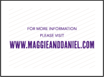 Refined Space Letterpress Favor Card Design Small