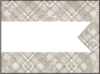 Ribbon Letterpress Placecard Flat Design Small