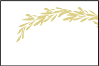 Rosemary Letterpress Placecard Flat Design Small
