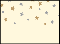 Royal Night Letterpress Favor Card Design Small