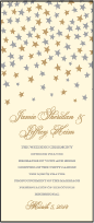 Royal Night Letterpress Program Tea Design Small
