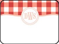 Savannah Letterpress Placecard Flat Design Small