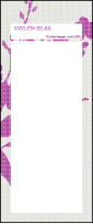 Serenade Letterpress Program Tea Design Small